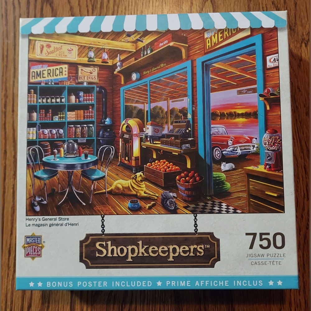 Master Pieces SHOPKEEPERS "Henry's General Store" - 750 Piece Puzzle